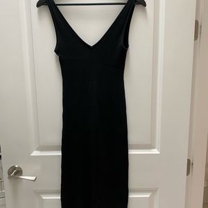 Babaton basic black dress